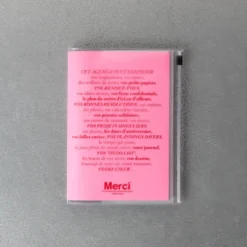 Agenda Merci Oct. 2026 - Déc. 2027 - Rose & Rouge
