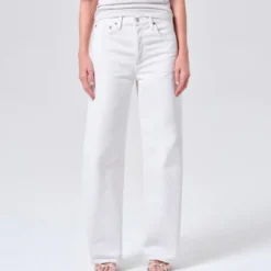 Agolde - Jeans Arc 32 - Blanc Chalk