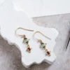 Alix D. Reynis - Boucles d'oreilles Leo - Tourmaline Rouge