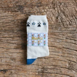 Amour Breton x Merci - Chaussettes - Bleu & Blanc