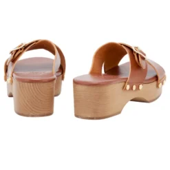 Ancient Greek Sandals - Sabot Marilisa - Marron Cotto