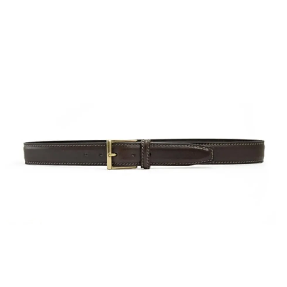 Anderson’s - Ceinture avec surpiqures - Marron