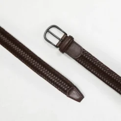 Anderson's - Ceinture tressée - Marron