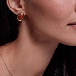 Anni Lu - Boucles d'oreilles Cherry On Top - Doré