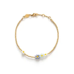 Anni Lu - Bracelet Bluebell Bloom - Soft Blue