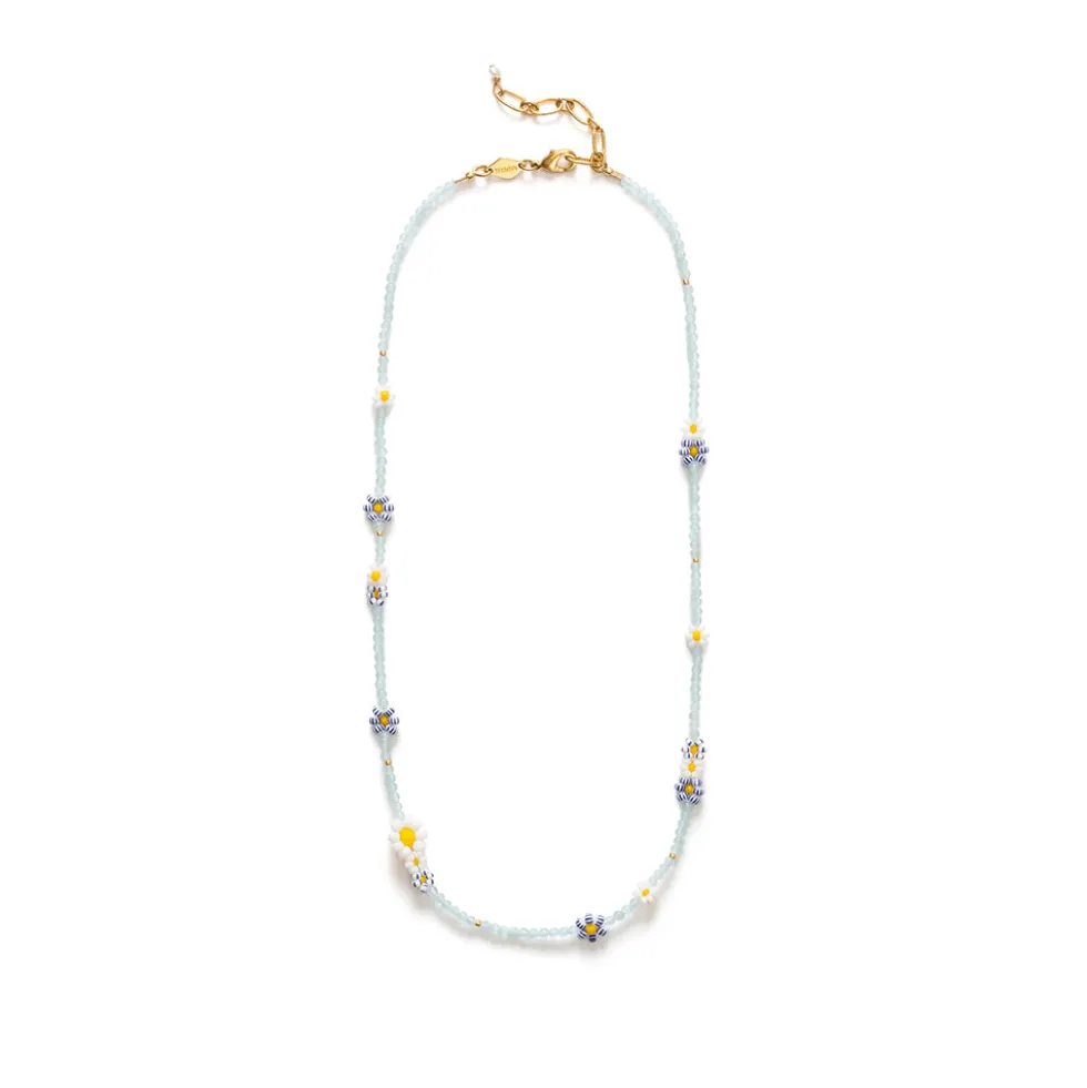 Anni Lu - Collier Bluebell Bloom - Soft Blue