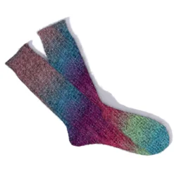 Anonymous ISM - Chaussettes Mohair Rib Crew - Multicolore 90