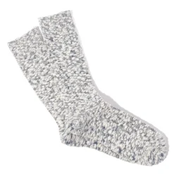 Anonymous ISM - Chaussettes Slub Crew - Gris 49