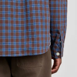 Another Aspect - Chemise 4.0 - Marron Bleu Check