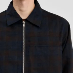 Another Aspect - Veste 3.0 - Marine Marron Check