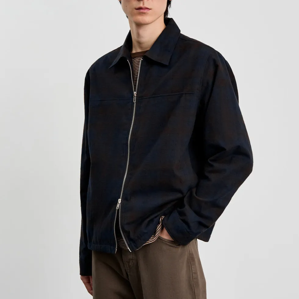 Another Aspect - Veste 3.0 - Marine Marron Check