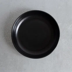 Assiette creuse en grès fin - Réglisse