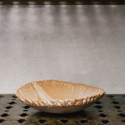 Assiette creuse Printemps en céramique - Léa Baldassari