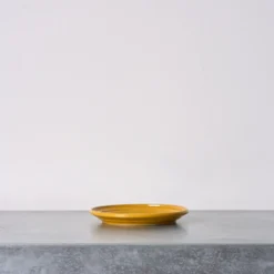 Assiette Dessert Temps - Jaune