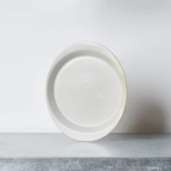 Assiette Duetto - Blanc