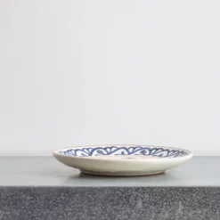 Assiette en faïence - Coq