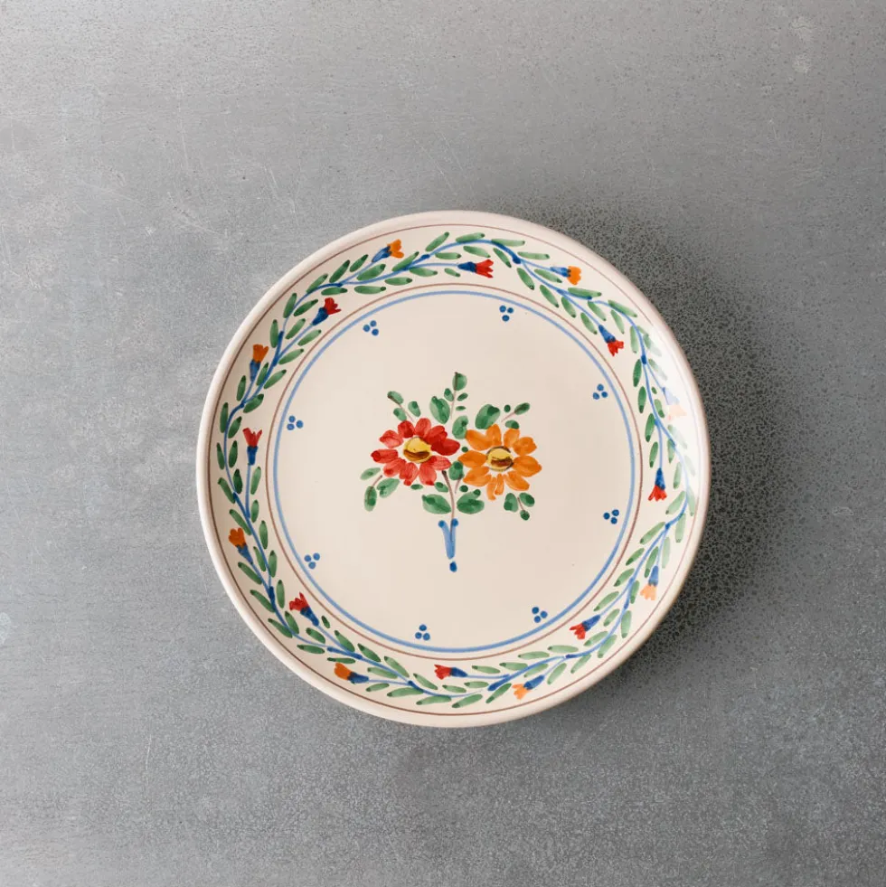 Assiette Fleurs - Multicolore