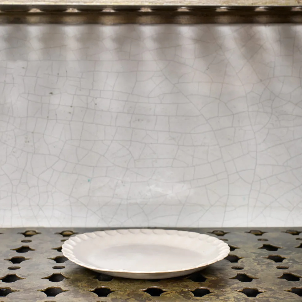 Assiette Marguerite - Blanc - Atelier Sôvage