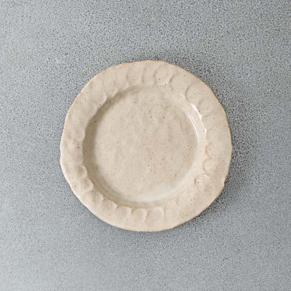 Assiette Mitja - Craie
