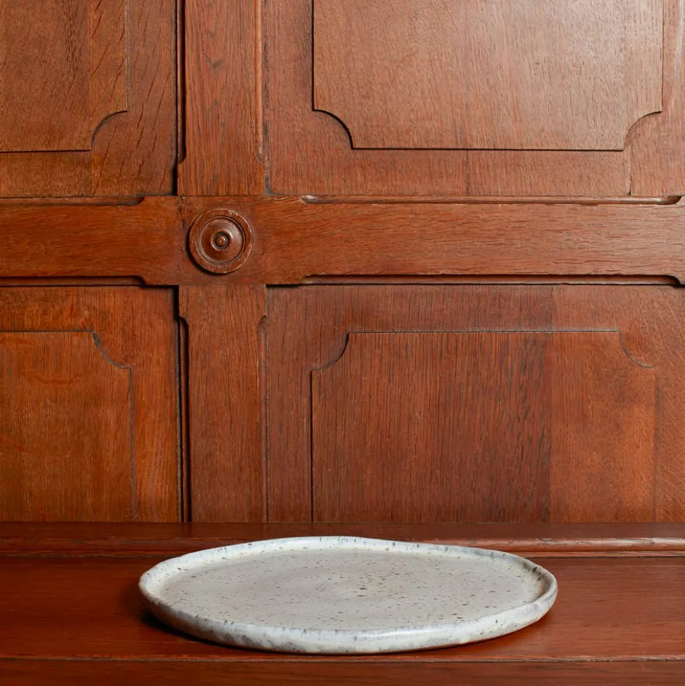 Assiette Nativia - Crème