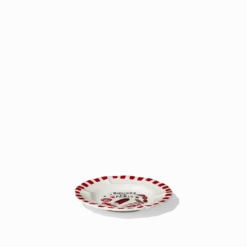Assiette plate en faïence Boucher