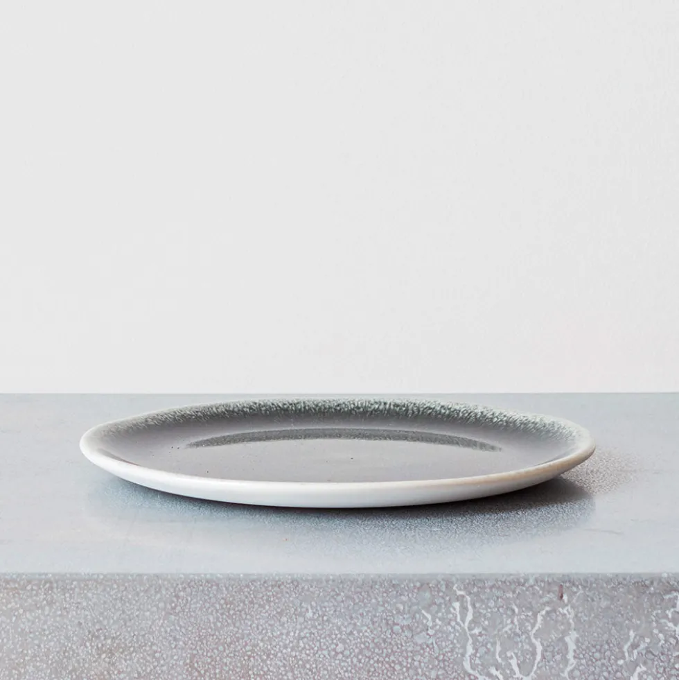 Assiette ronde Maguelone - Orage