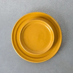 Assiette Temps - Jaune