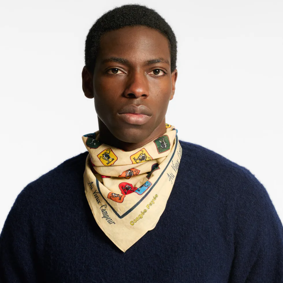 Au Vieux Campeur - Bandana Domi - Blanc Multi