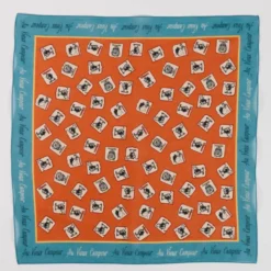 Au Vieux Campeur - Bandana Domi - Bleu & Orange