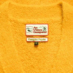 Au Vieux Campeur - Cardigan Yvon - Jaune Moutarde