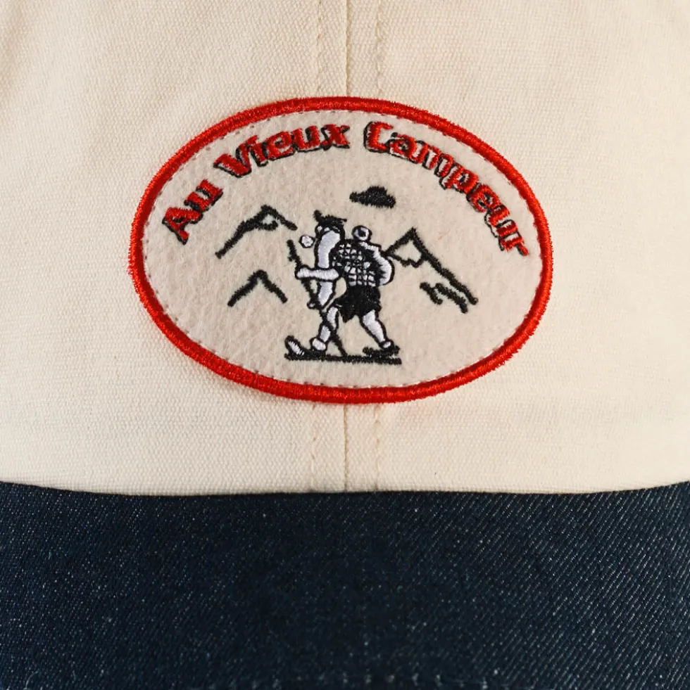 Au Vieux Campeur - Casquette André - Bleu & Blanc