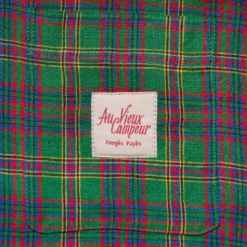 Au Vieux Campeur - Chemise Elmer à Carreaux - Vert Rouge & Bleu