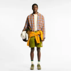 Au Vieux Campeur - Chemise Elmer à Carreaux - Marron Bleu & Jaune
