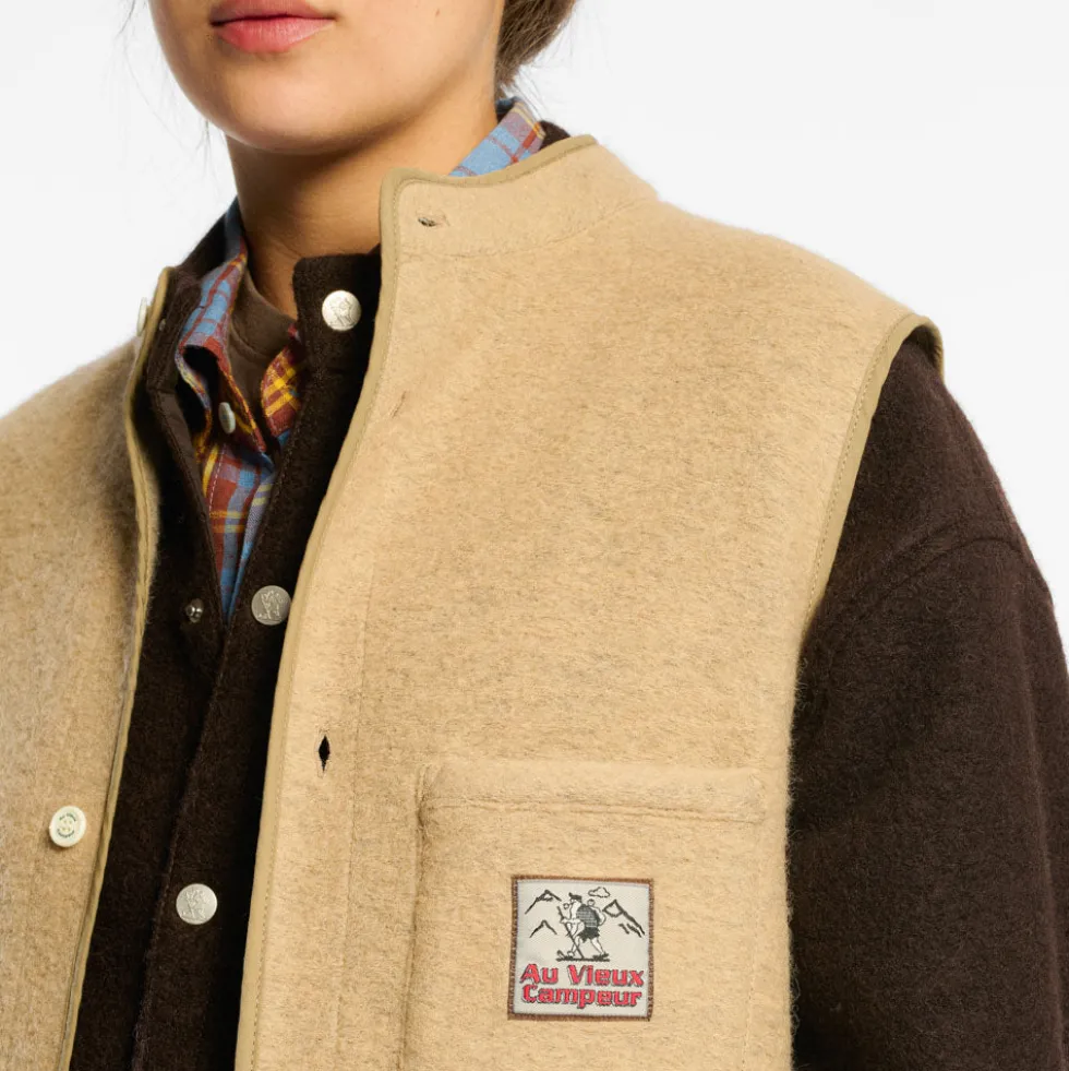 Au Vieux Campeur - Gilet sans manches - Beige