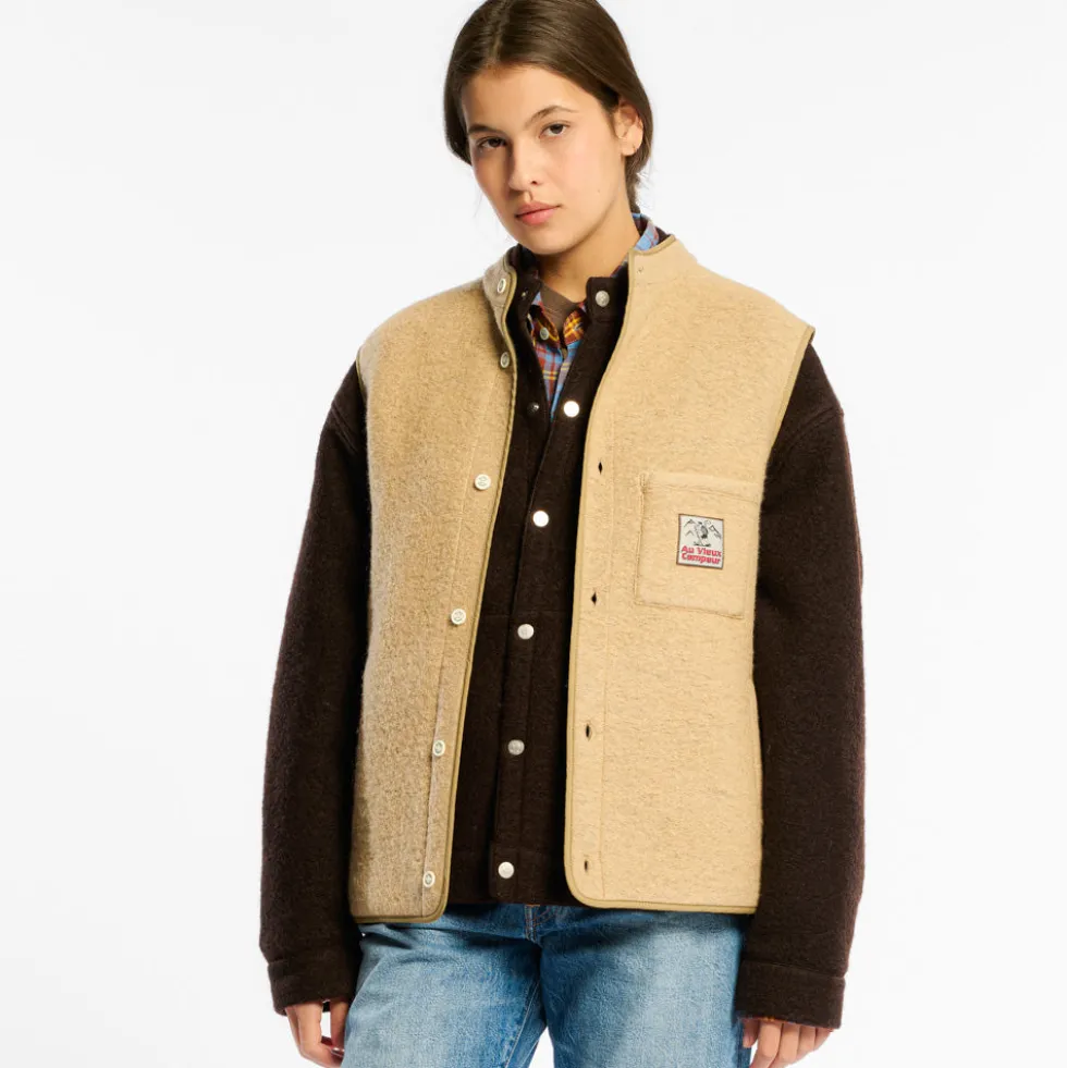 Au Vieux Campeur - Gilet sans manches - Beige