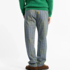Au Vieux Campeur - Pantalon à carreaux Edgar - Vert Rouge & Bleu