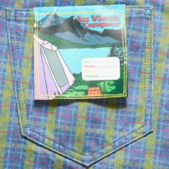 Au Vieux Campeur - Pantalon à carreaux Edgar - Vert Rouge & Bleu
