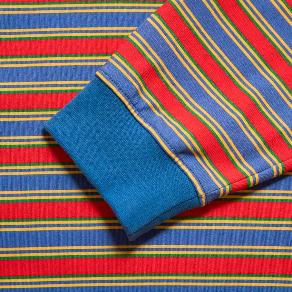 Au Vieux Campeur - Polo Roger à rayures - Vert Rouge & Bleu