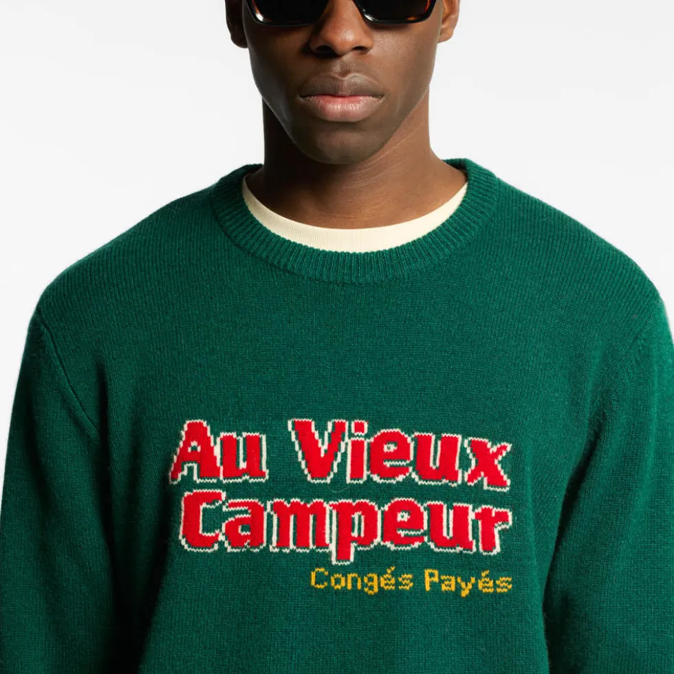 Au Vieux Campeur - Pull Robert - Vert Forêt