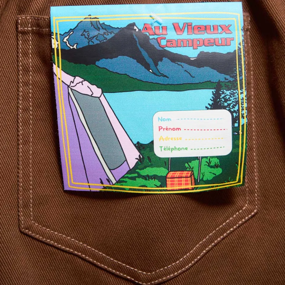 Au Vieux Campeur - Short Bicolore Etienne - Chocolat
