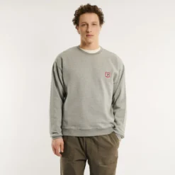 Au Vieux Campeur - Sweat Gaston - Gris Clair