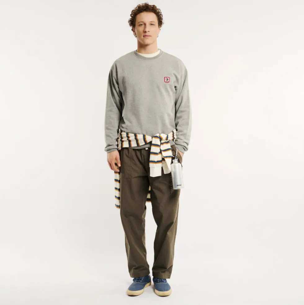 Au Vieux Campeur - Sweat Gaston - Gris Clair