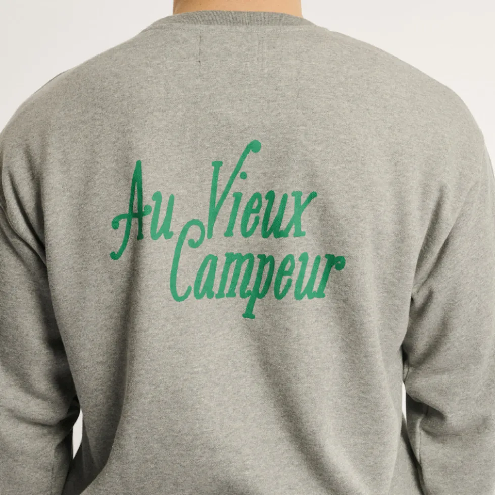 Au Vieux Campeur - Sweat Gaston - Gris Clair