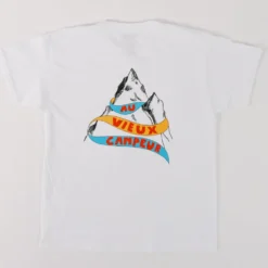 Au Vieux Campeur - T-shirt Kids Montagne - Blanc