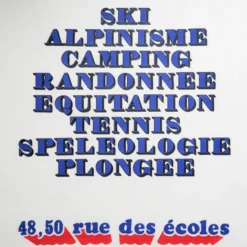 Au Vieux Campeur - T-shirt Manches Longues Couverture 1976 - Blanc
