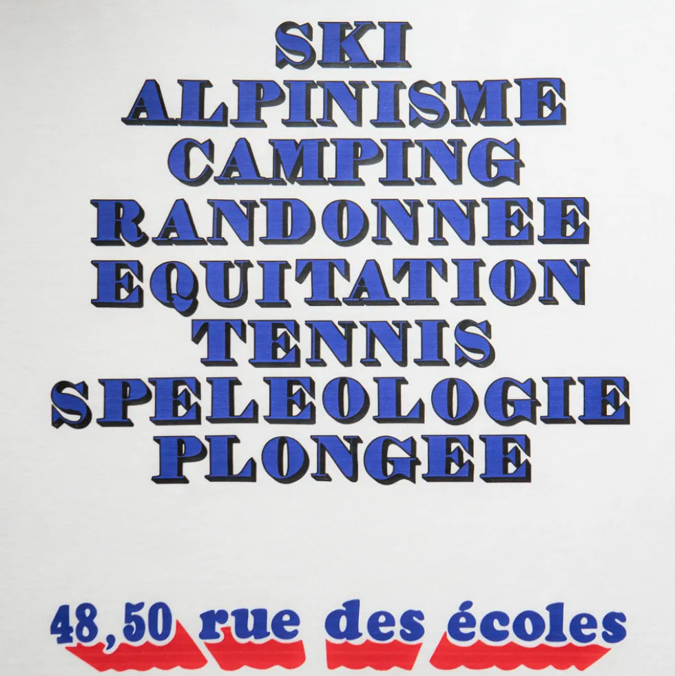Au Vieux Campeur - T-shirt Manches Longues Couverture 1976 - Blanc