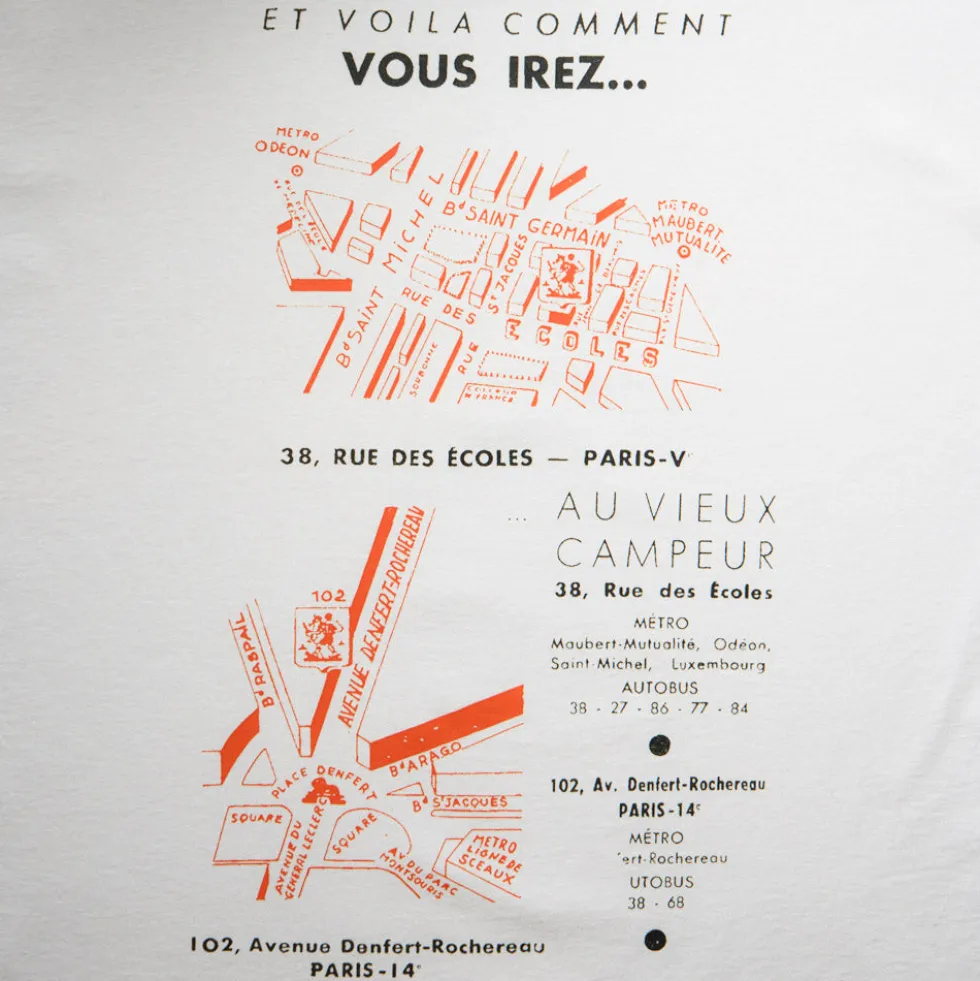 Au Vieux Campeur - T-shirt Manches Courtes Plans - Blanc