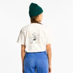 Au Vieux Campeur - T-shirt Manches Courtes Le Vieux Randonneur - Blanc