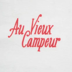 Au Vieux Campeur - T-shirt Manches Courtes Chaise de Camping - Blanc