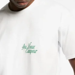 Au Vieux Campeur - T-shirt Manches Courtes Sommets - Blanc